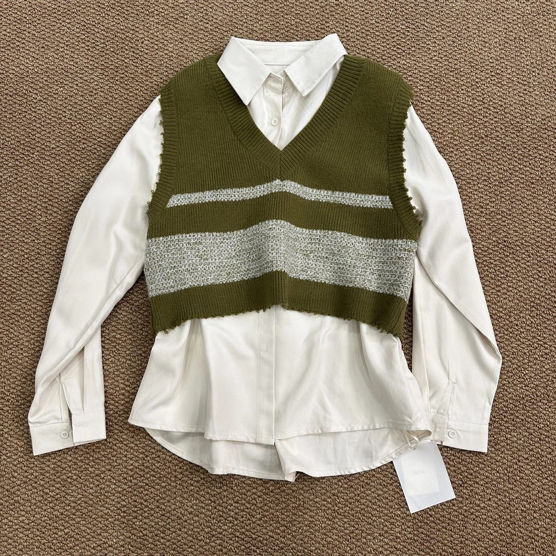 @小白白推荐  2025新款两件套长袖百搭套装Q3