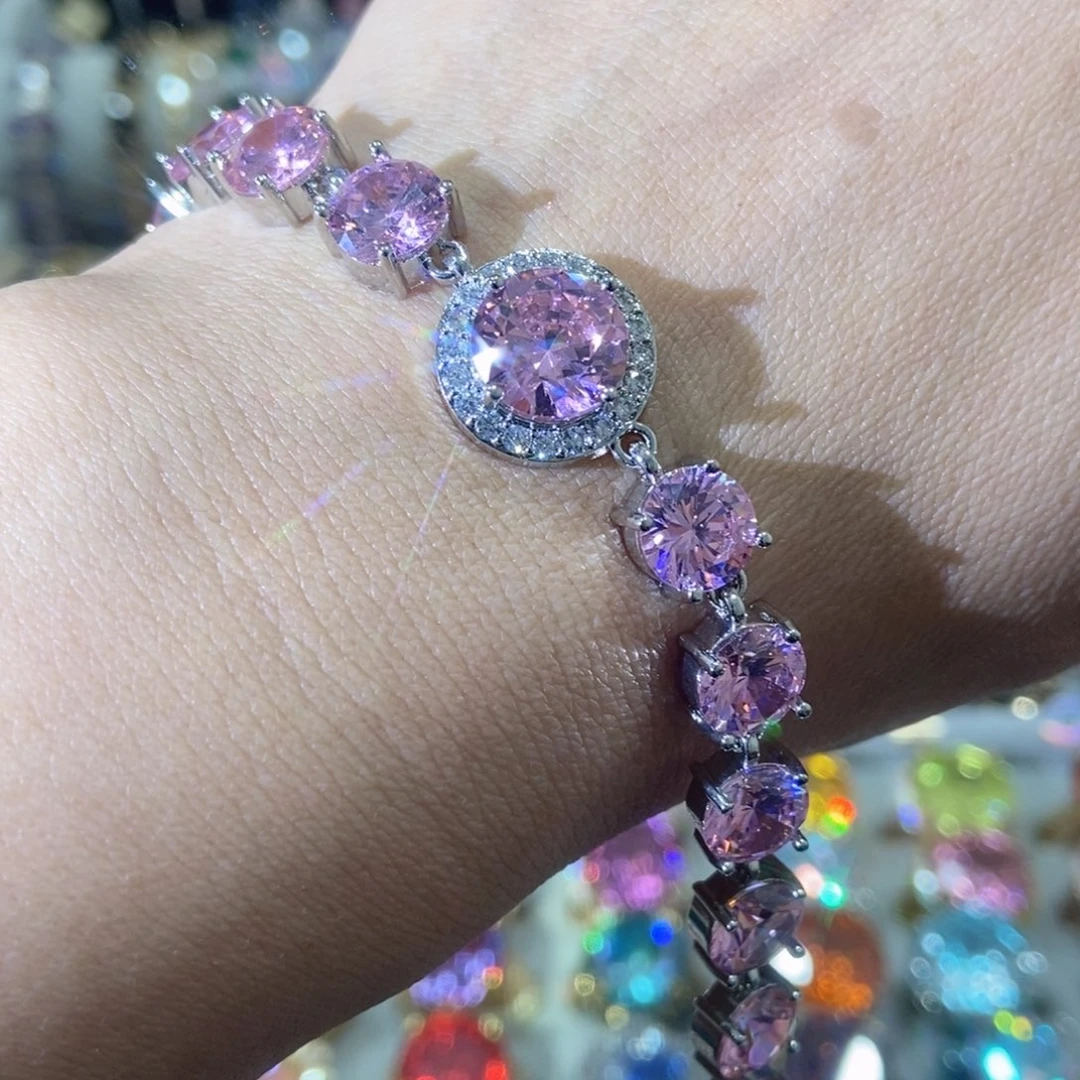 66锆石（处理）手链