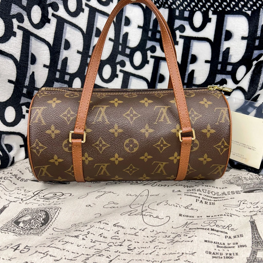 95新 LouisVuitton/路易威登 巴比龙26 红皮 手提斜挎/全原