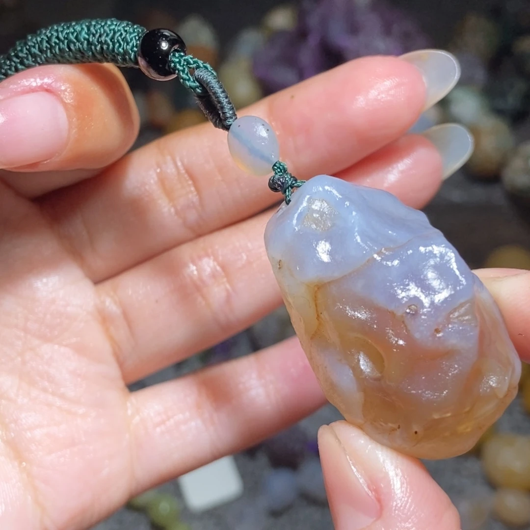 未镶嵌玛瑙/玉髓珠宝半成品