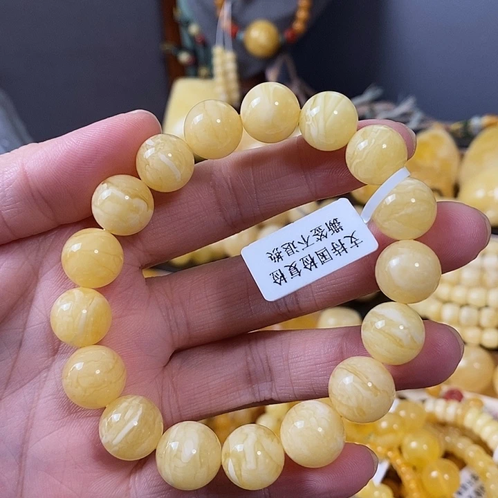 琥珀未镶嵌裸石单圈