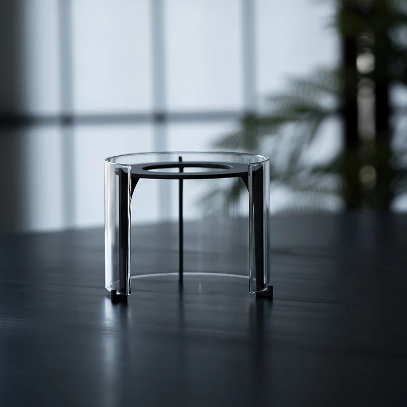 围炉煮茶上市煮茶轻奢高硼硅玻璃三角架热茶器保温茶器明火耐高温