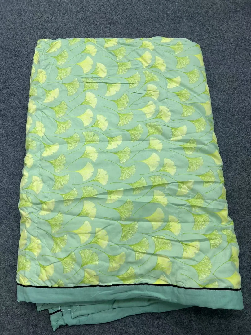 【夏凉被】银杏叶 单人夏凉被 尺寸 145*195 布床 单人三层多功能