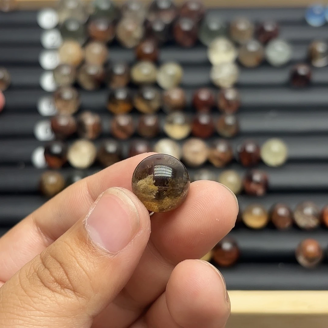 水晶珠宝半成品未镶嵌小*?不打孔