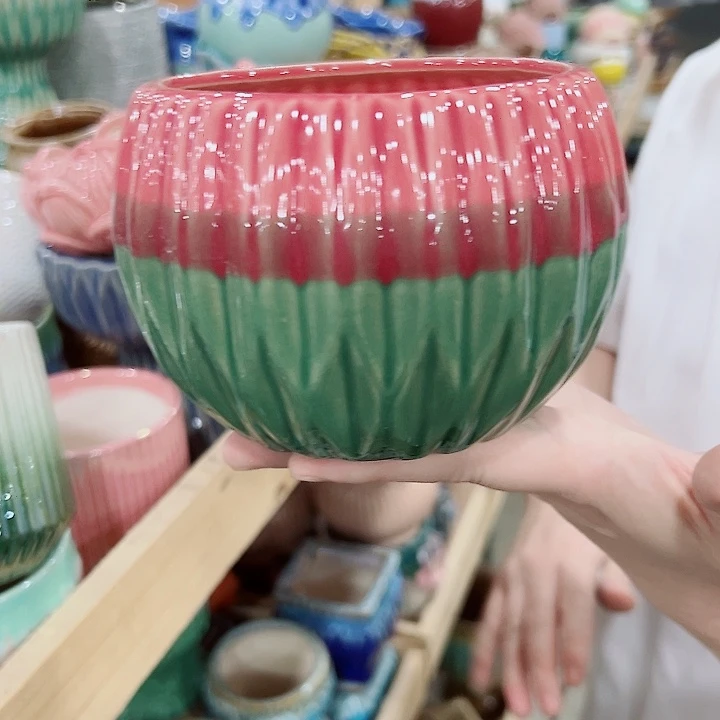 有孔，满10元发货多肉陶瓷花盆