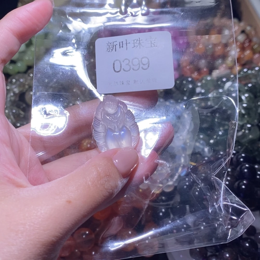 三***雨水晶手链未镶嵌蓝月光九尾狐