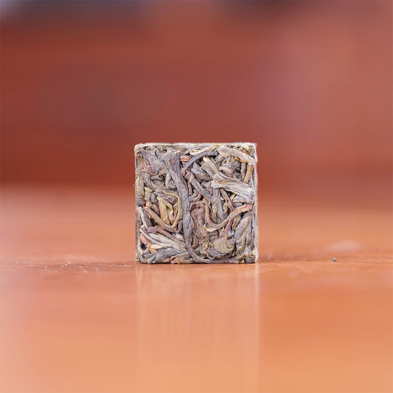 米地贡茶古树2023谷花 8克砖2块/盒  拆封不退 01988