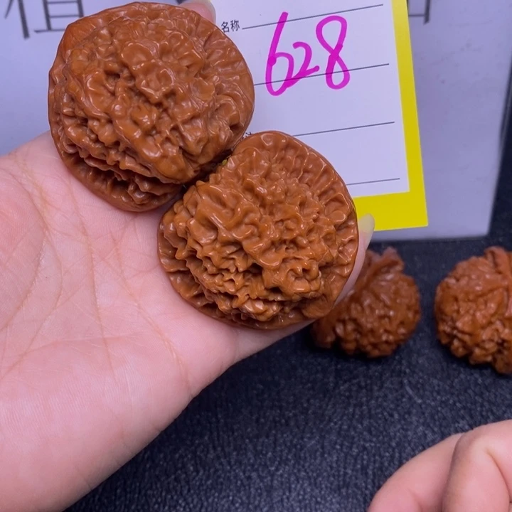 把件文玩核桃三*金628/46官帽