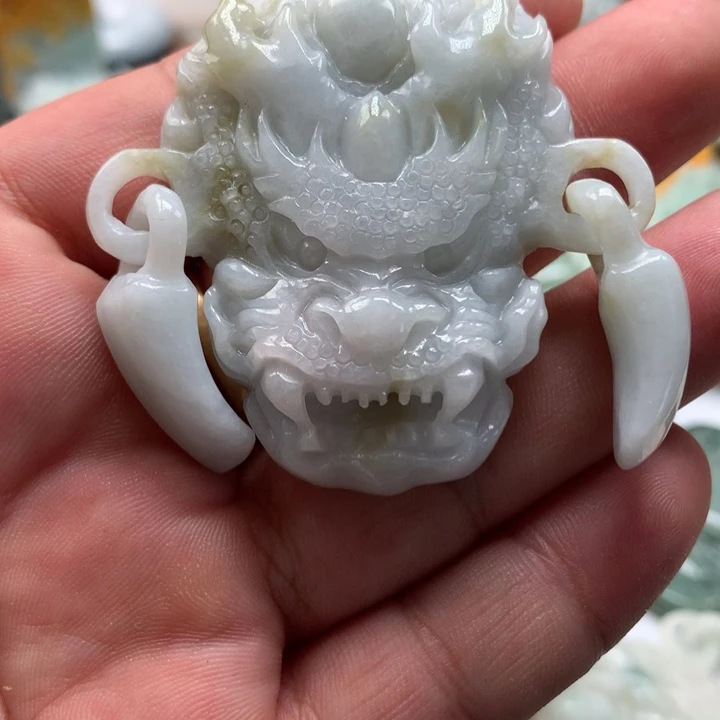 翡翠未镶嵌颈饰保真天然a货翡翠