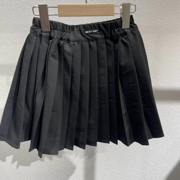 1087儿童纯色百褶裙