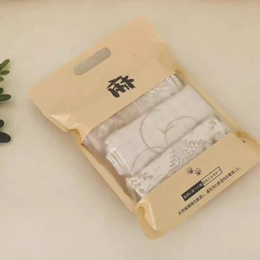 【汉麻毛巾三条装】35*75cm汉麻洗脸毛巾花型汉麻毛巾0831-1