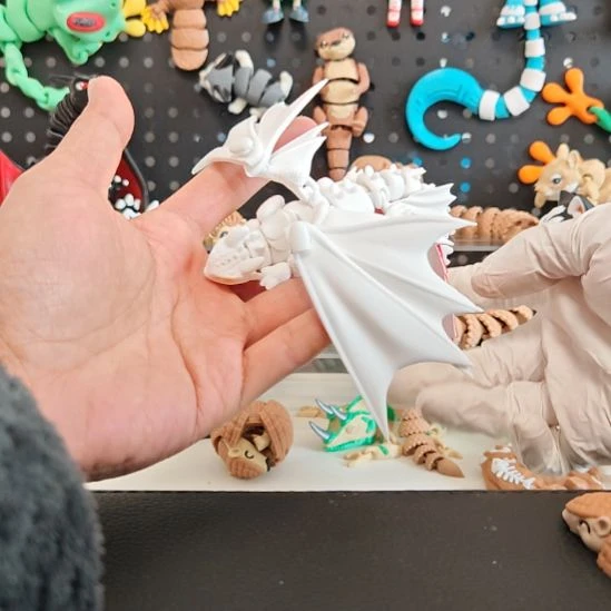 3D打印光煞手办驯龙高手