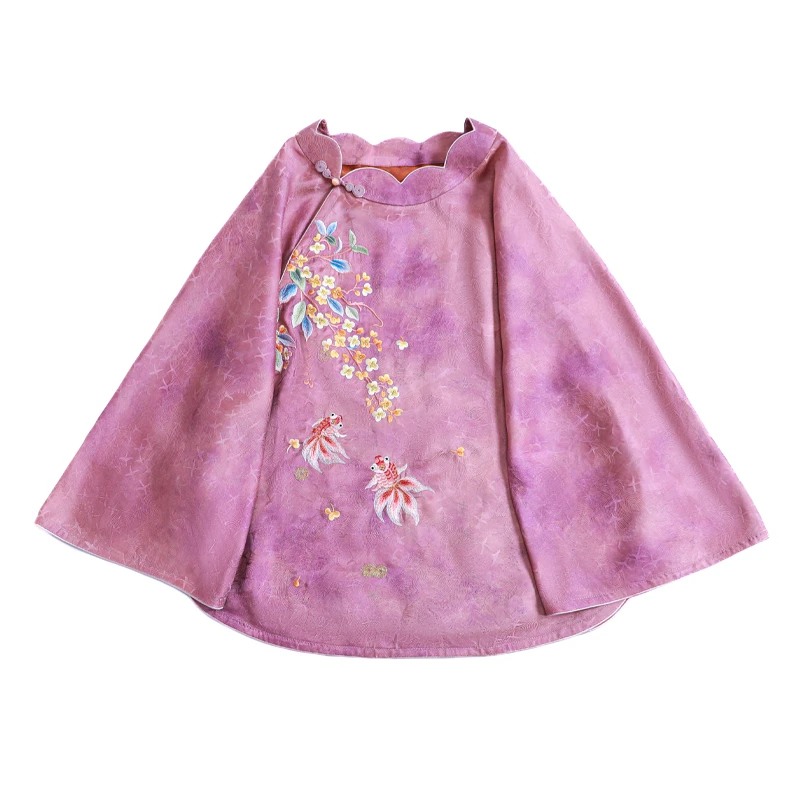 「桂花遇锦鲤」乐锦坊复古国风原创日常百搭设计中式女装上衣