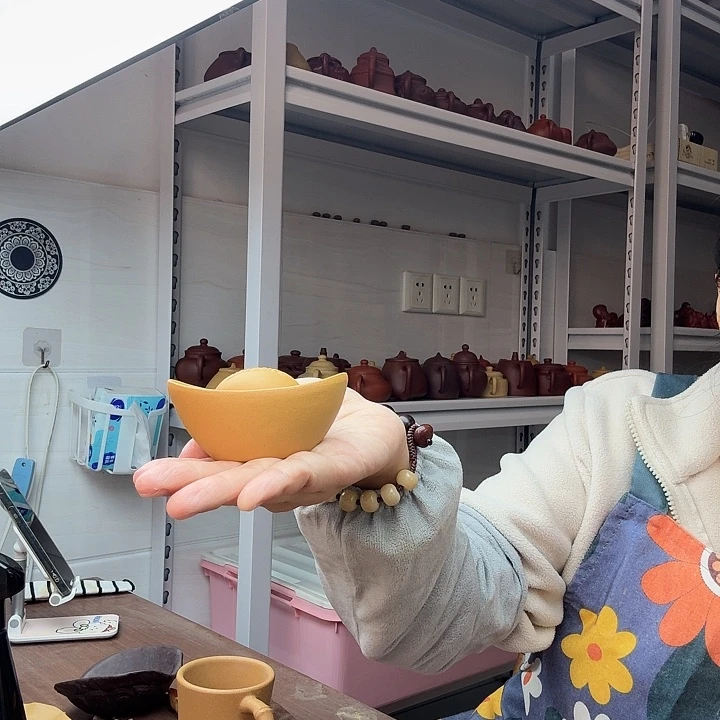 段泥茶案大元宝茶宠