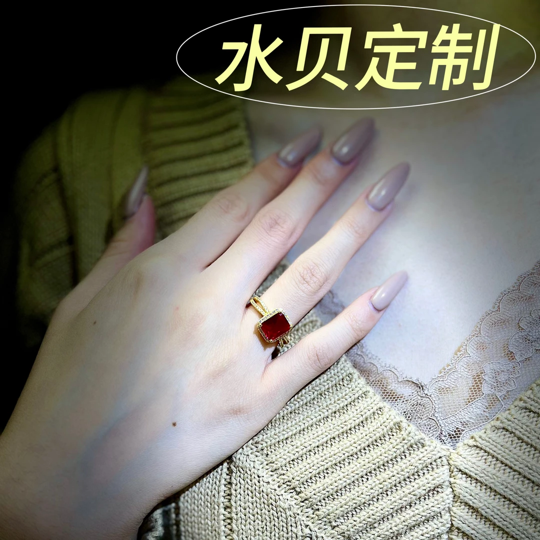 水贝金座k黄轻奢高订手饰Z0801