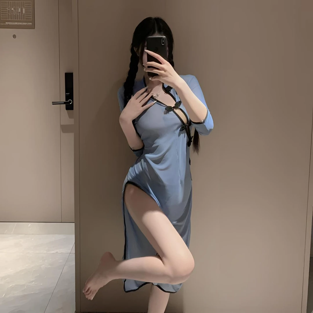 新款性感民国风旗袍制服cos