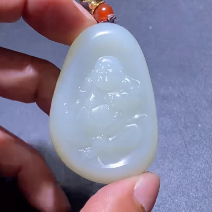 和田玉玉石挂件 d1226拍一发一