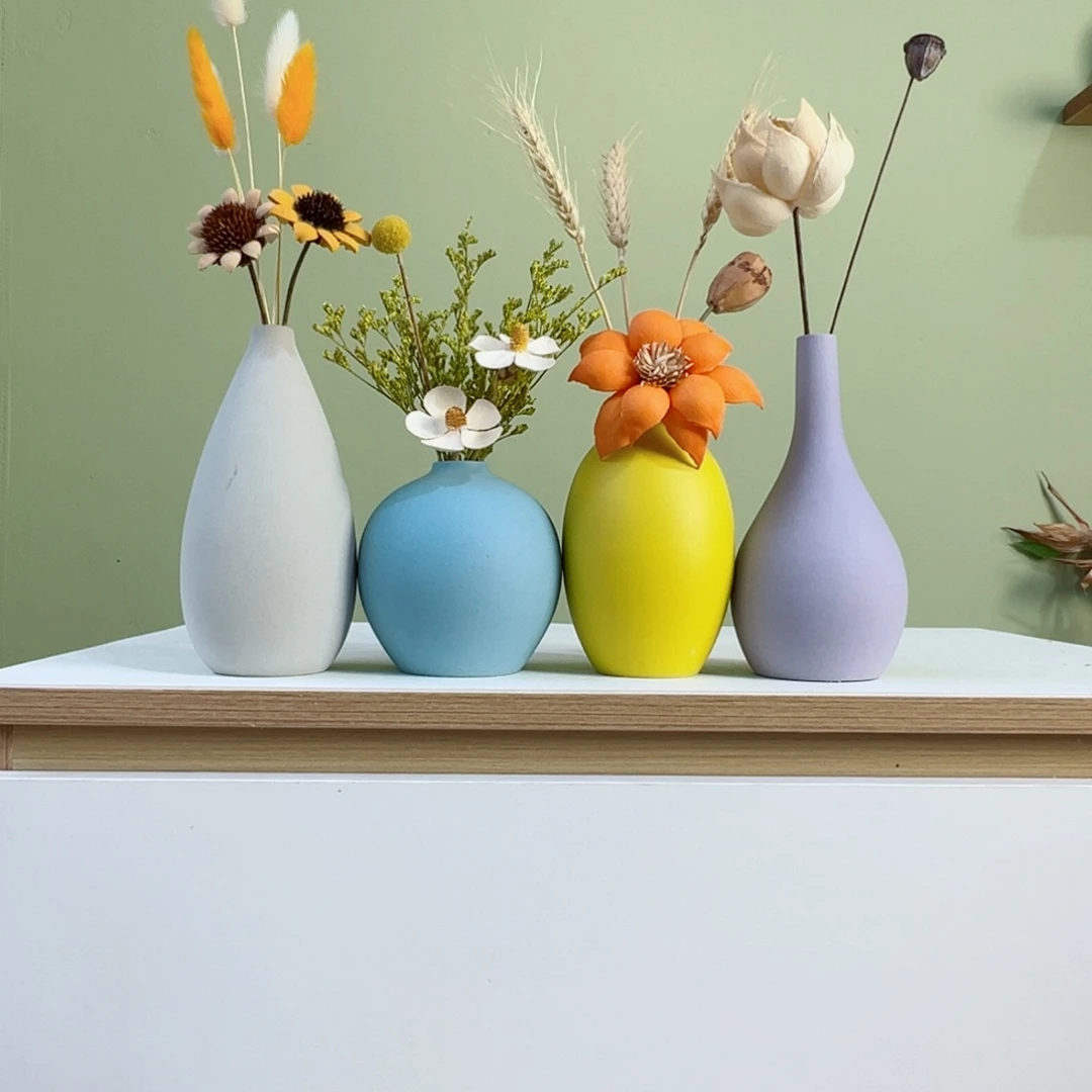 摆件花瓶带花高度20-30厘米左右