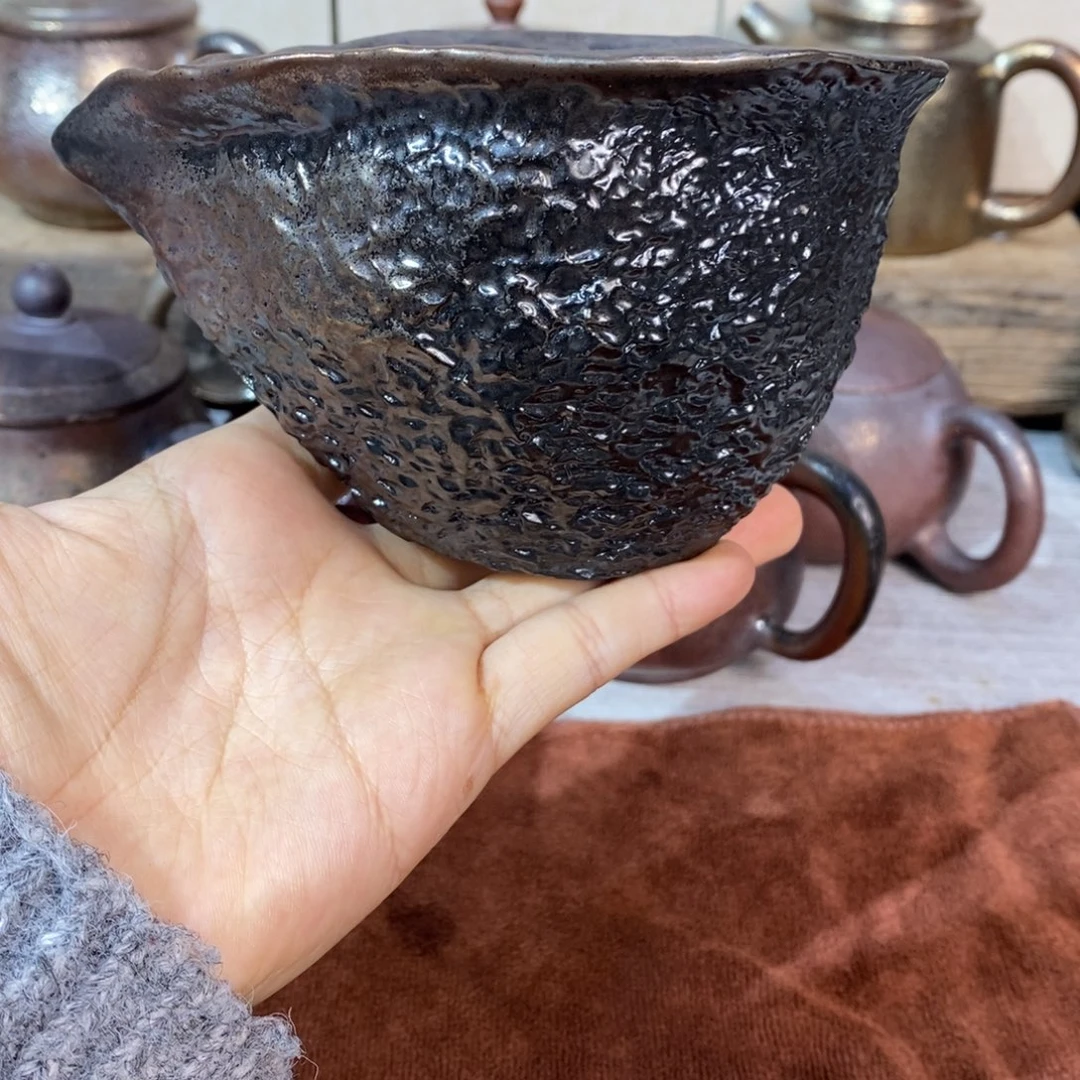 纯***纯云南建水紫陶柴烧微瑕特价杯