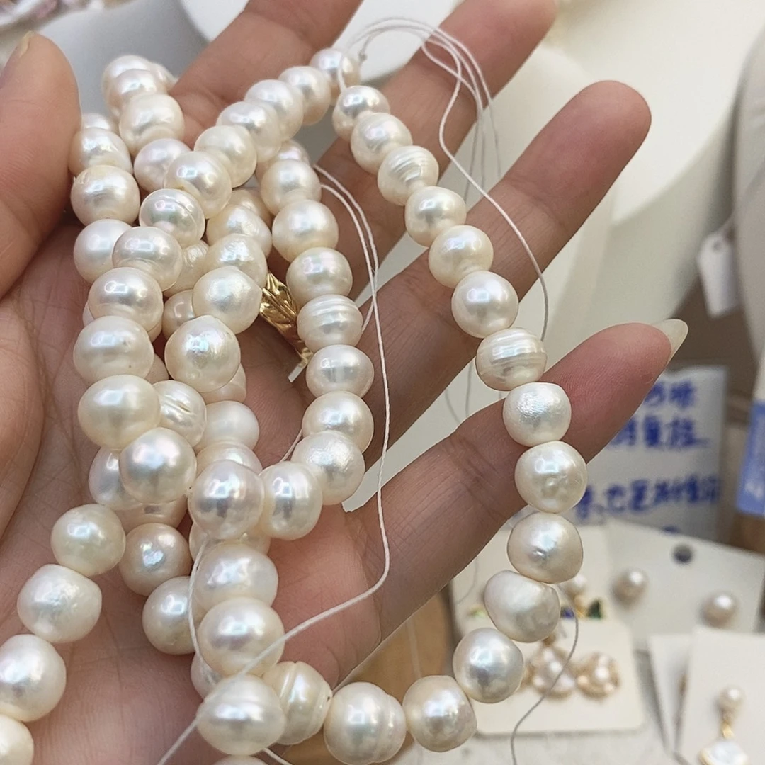 颈饰钛钢淡水珍珠