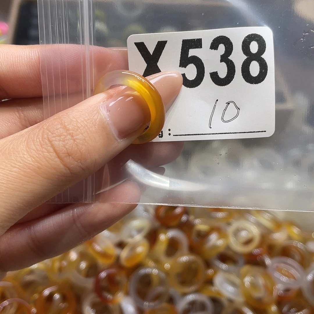 玛瑙/玉髓未镶嵌戒指538