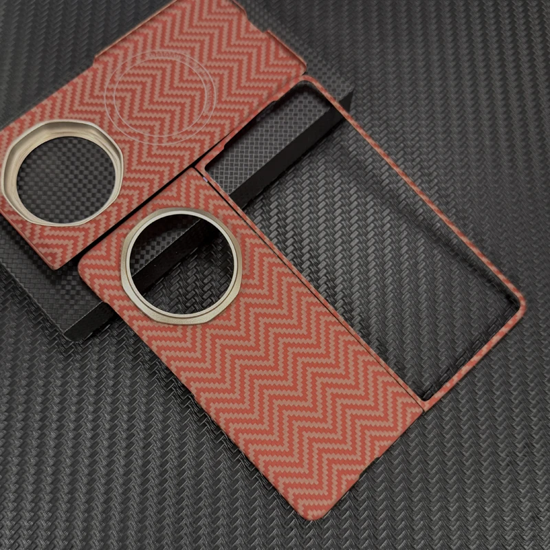 丝路敦煌适用荣耀magicv5折叠芳纶纤维凯夫拉手机壳超薄磁吸外壳