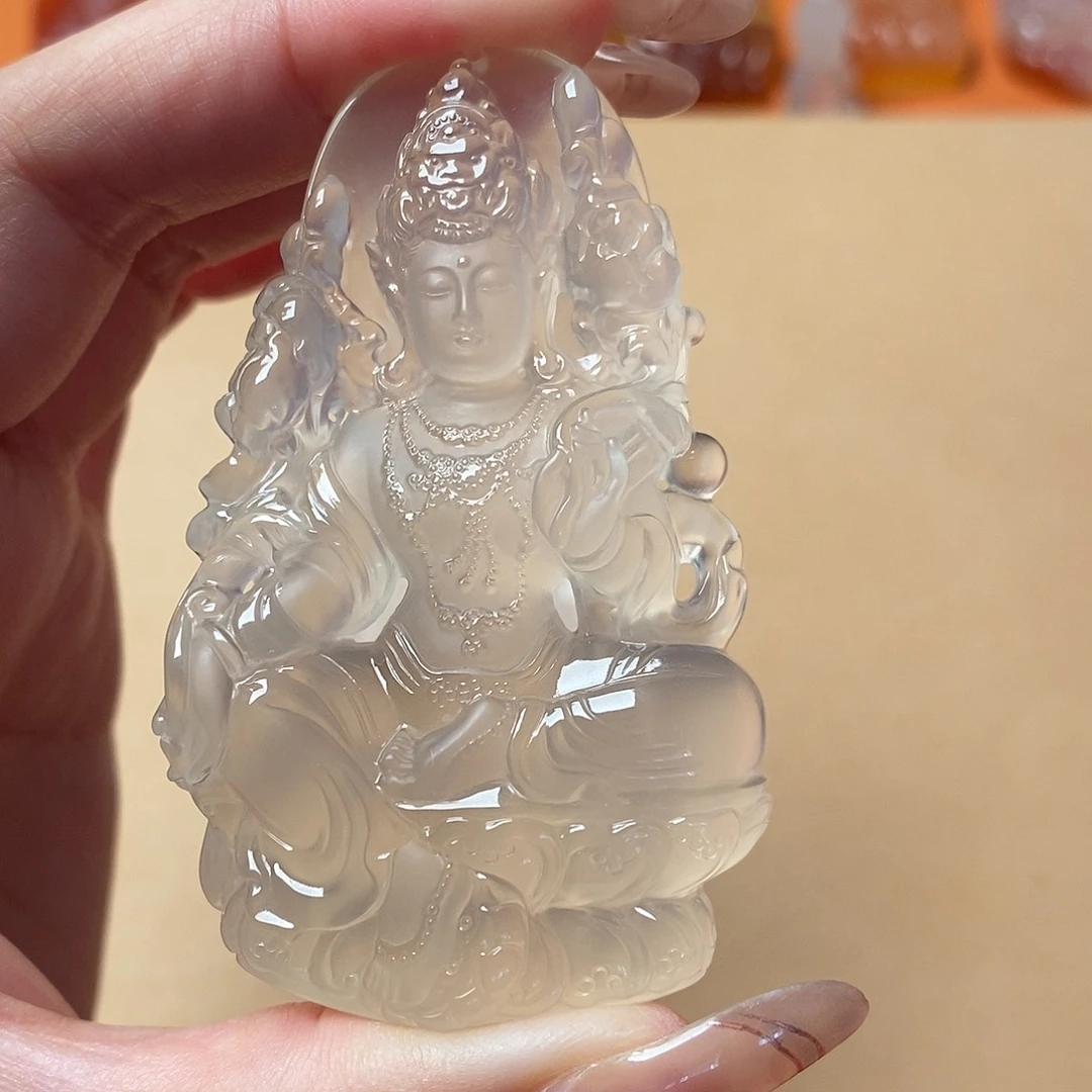 玛瑙/玉髓颈饰未镶嵌苏*