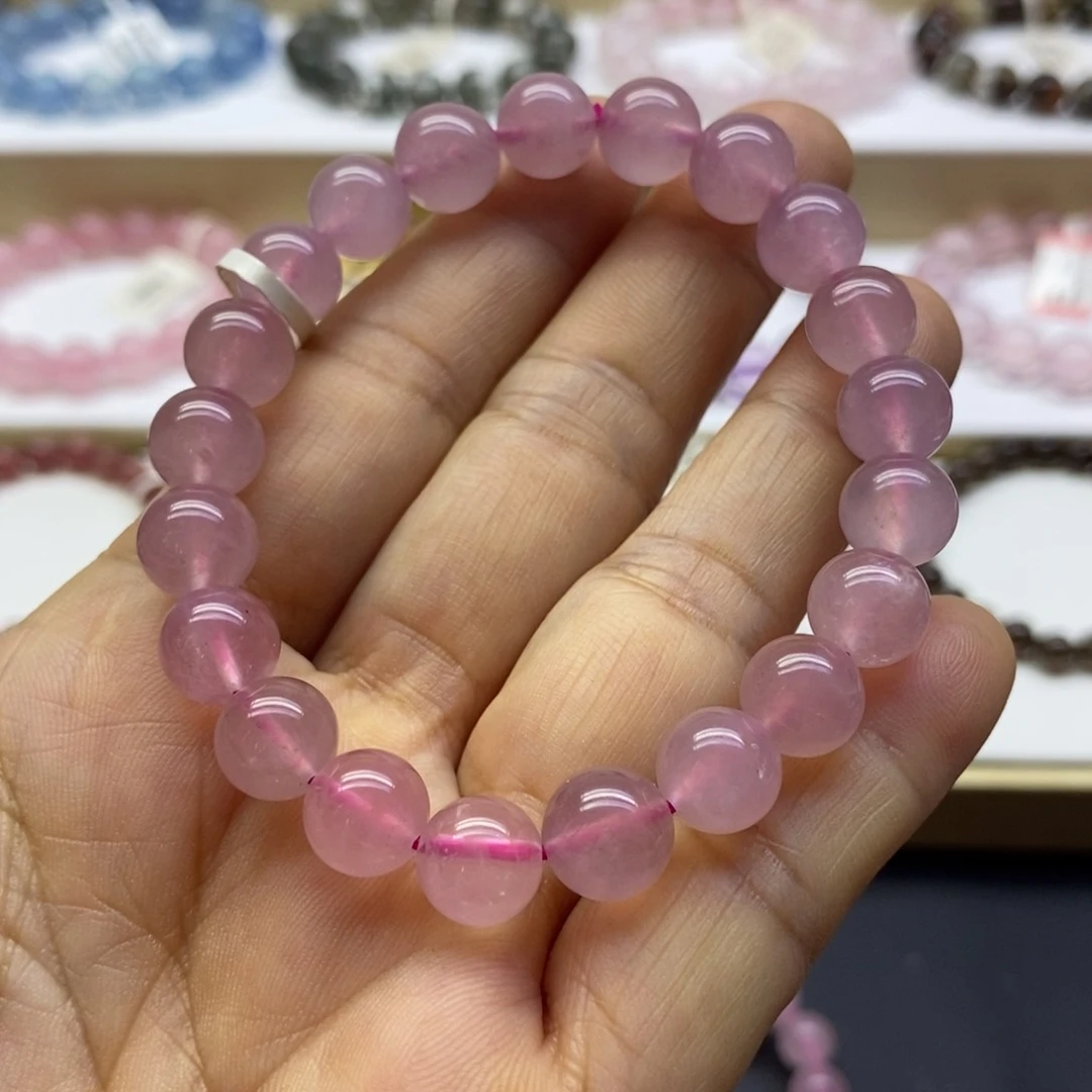 水晶手链未镶嵌马粉8.8m