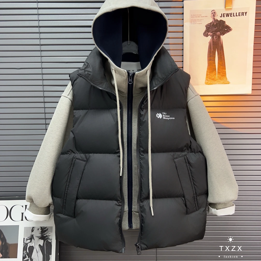 TX-25DY167秋季中大童韩版立领亲子时尚宽松羽绒百搭马甲潮流