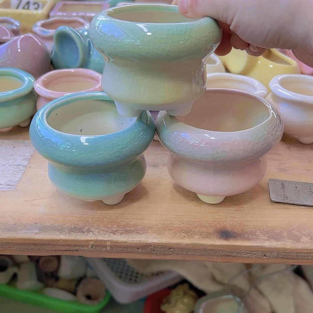 陶瓷花盆当场满12包邮