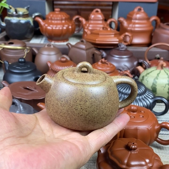 茶壶紫砂巨轮150cc原矿特高温黄金段