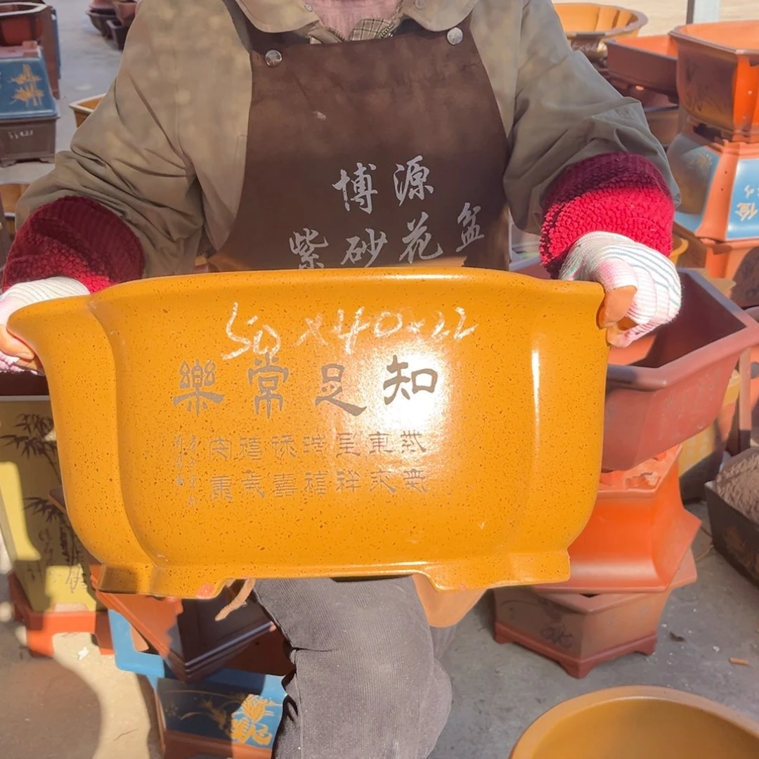 紫砂花盆盆景艺术