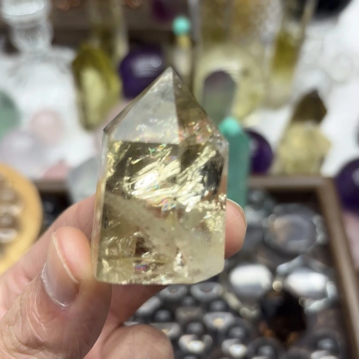 水晶未镶嵌珠宝半成品