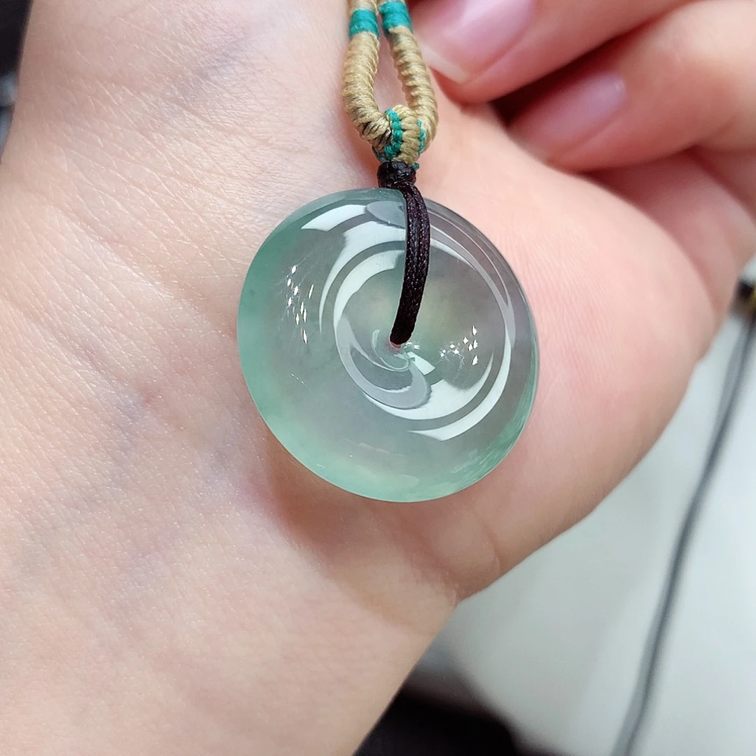 颈饰未镶嵌翡翠翡翠90，23.5/5.9