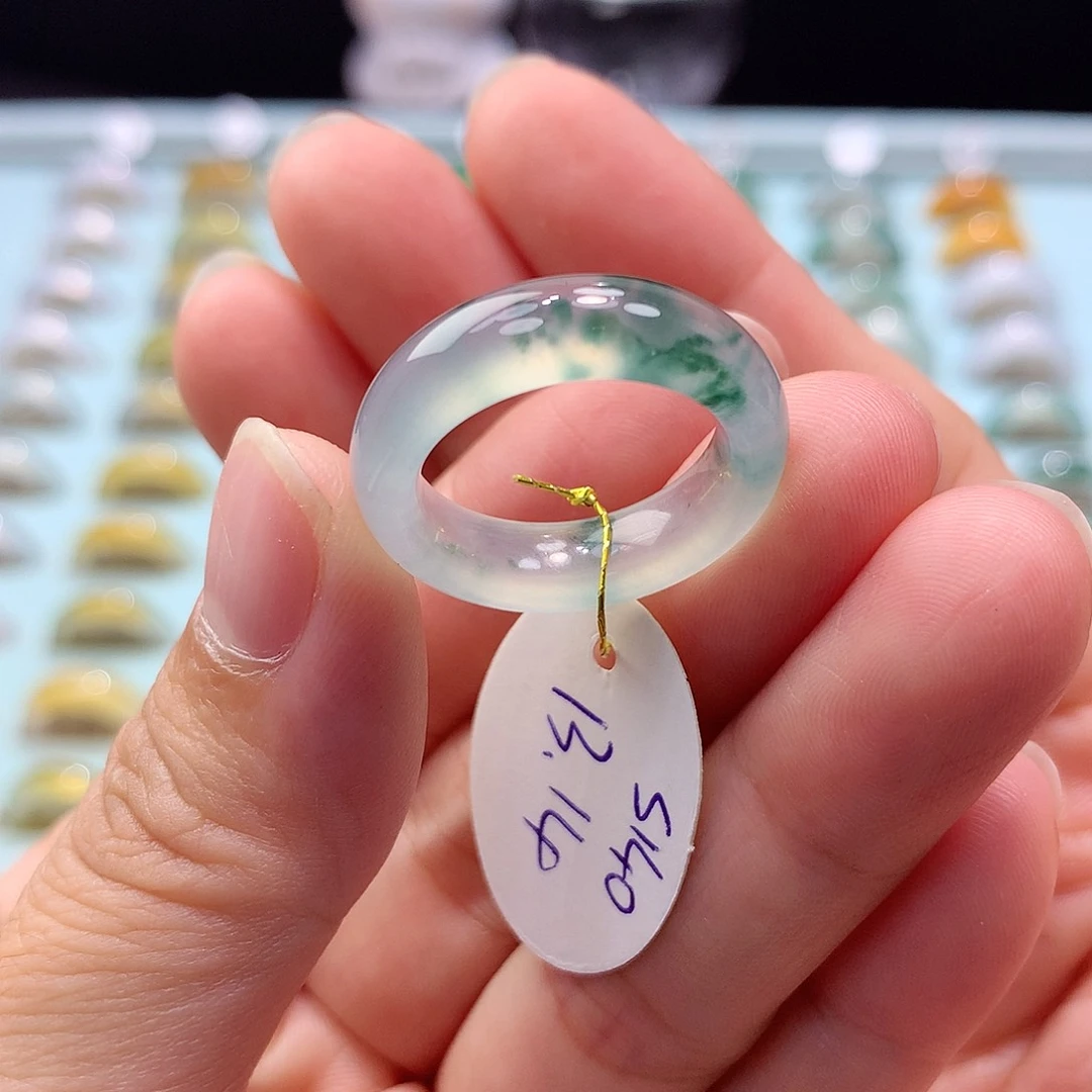 未镶嵌戒指翡翠1314圈