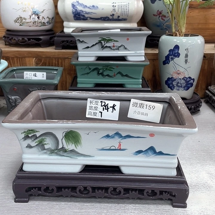 新品陶瓷花盆抢购套装