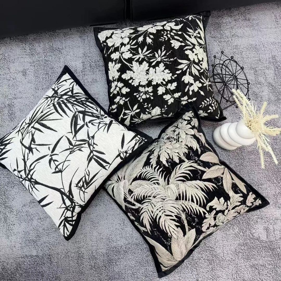 轻奢现代高级感抱枕靠垫沙发客厅靠垫套靠枕套大号靠背垫