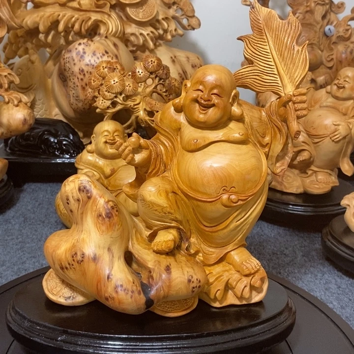 柏木崖柏瘤疤摆件