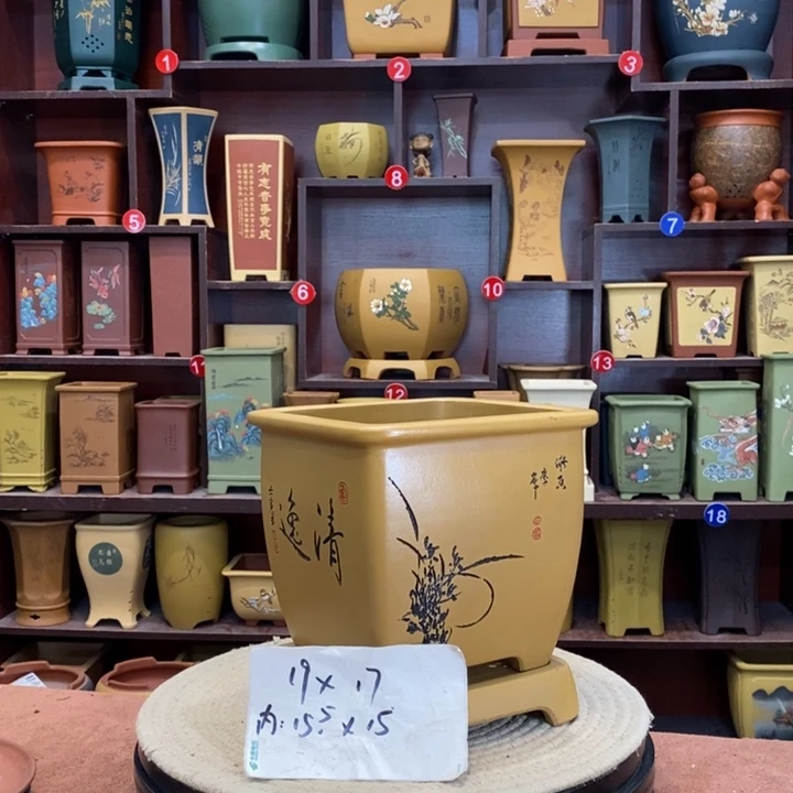 紫砂花盆紫砂花盆