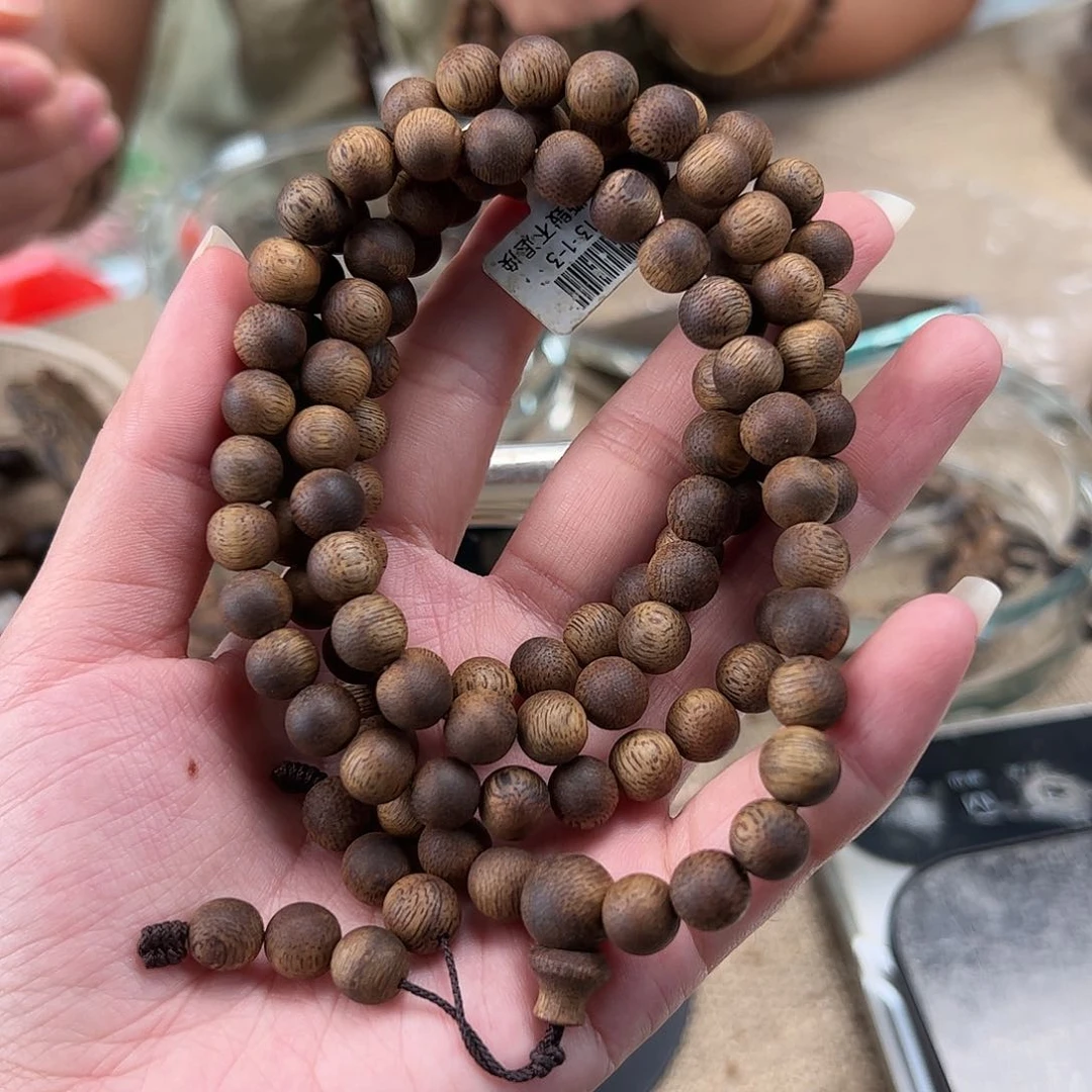 手串沉香奇楠沉香母树沉浮08圆35g多圈多样性发一