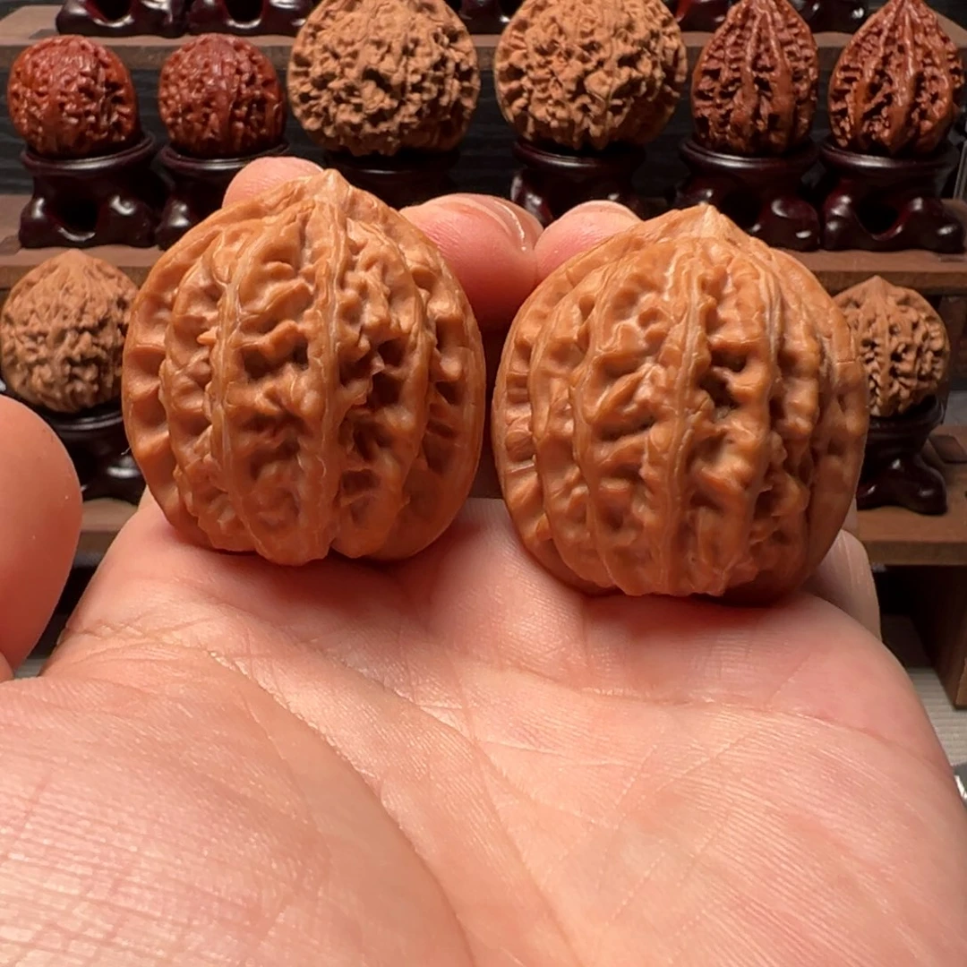 文玩核桃把件37三羊谷