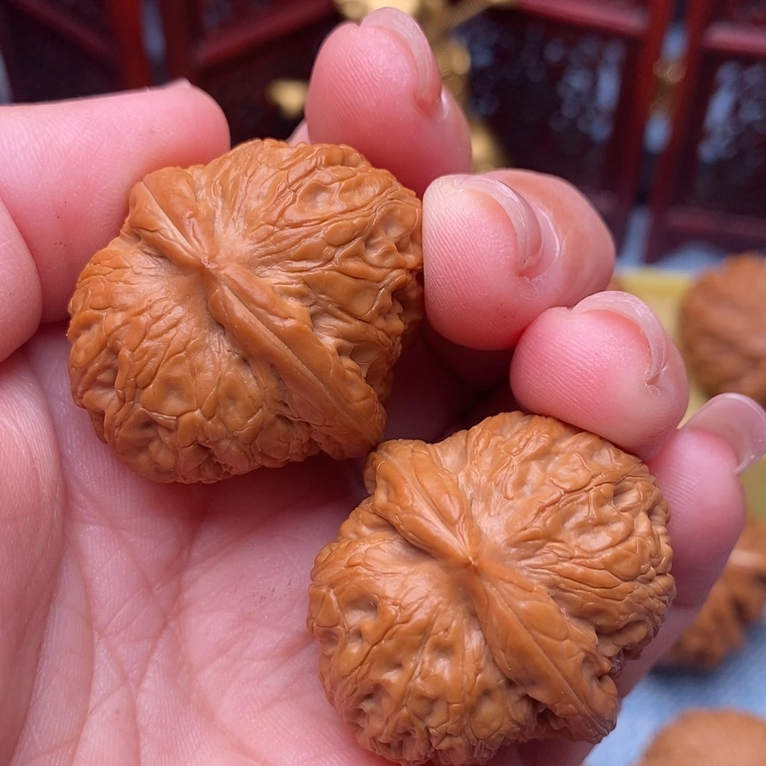 把件文玩核桃35全品毕业元宝