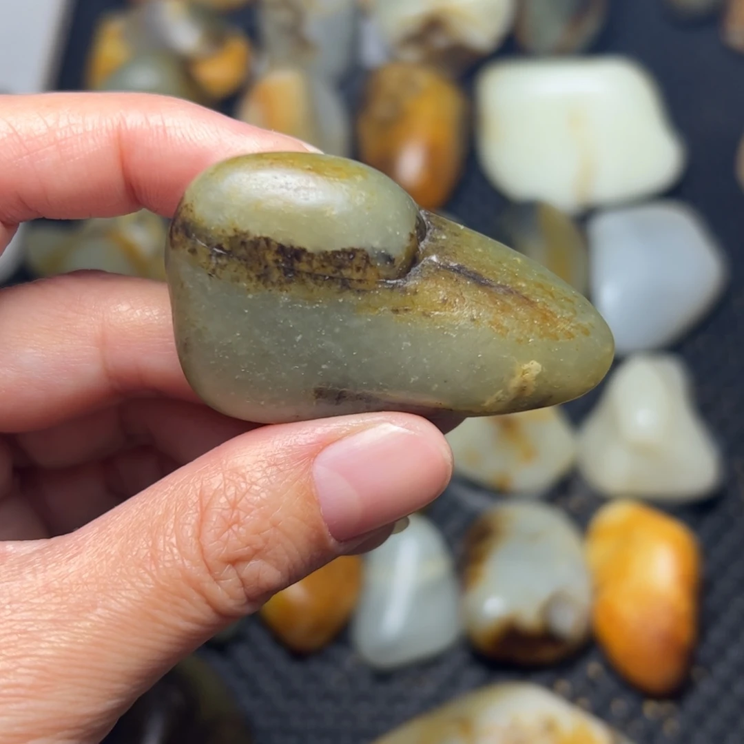 和田玉未镶嵌挂件B91