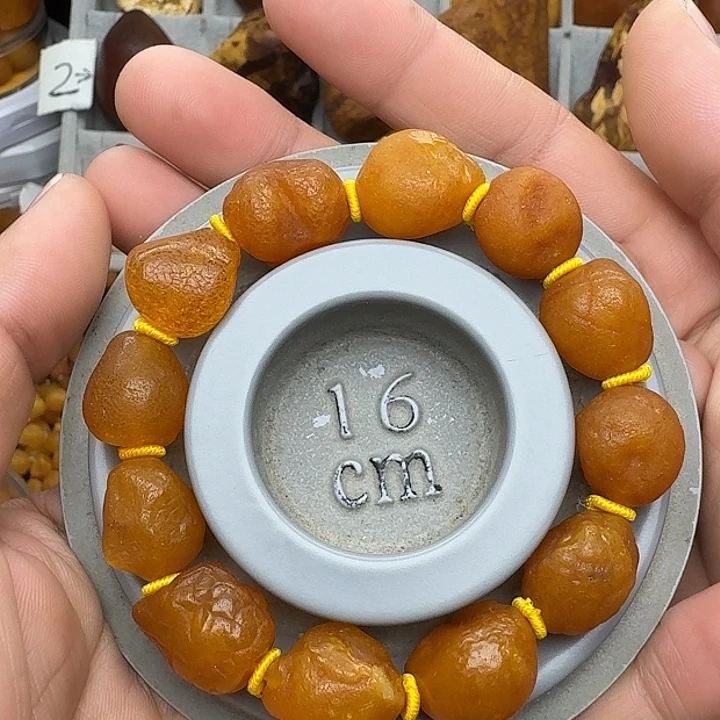 蜜蜡未镶嵌裸石天然蜜蜡手串