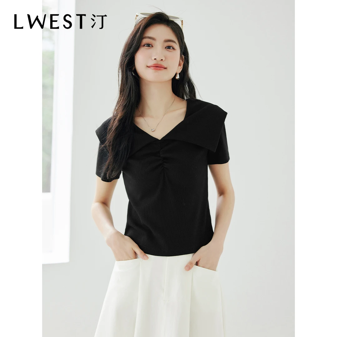 【商场同款】朗文斯汀法式独特设计感正肩上衣DTYT4203B21059