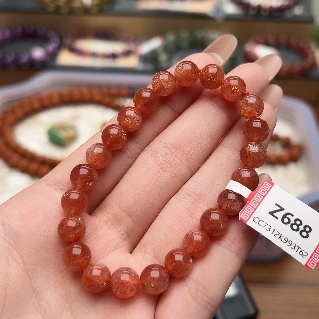 未镶嵌手链长石Z688金太阳8+