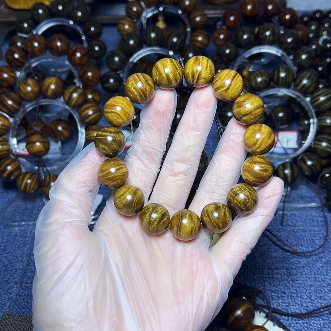 金丝楠手串/手链1.5积木闪龙