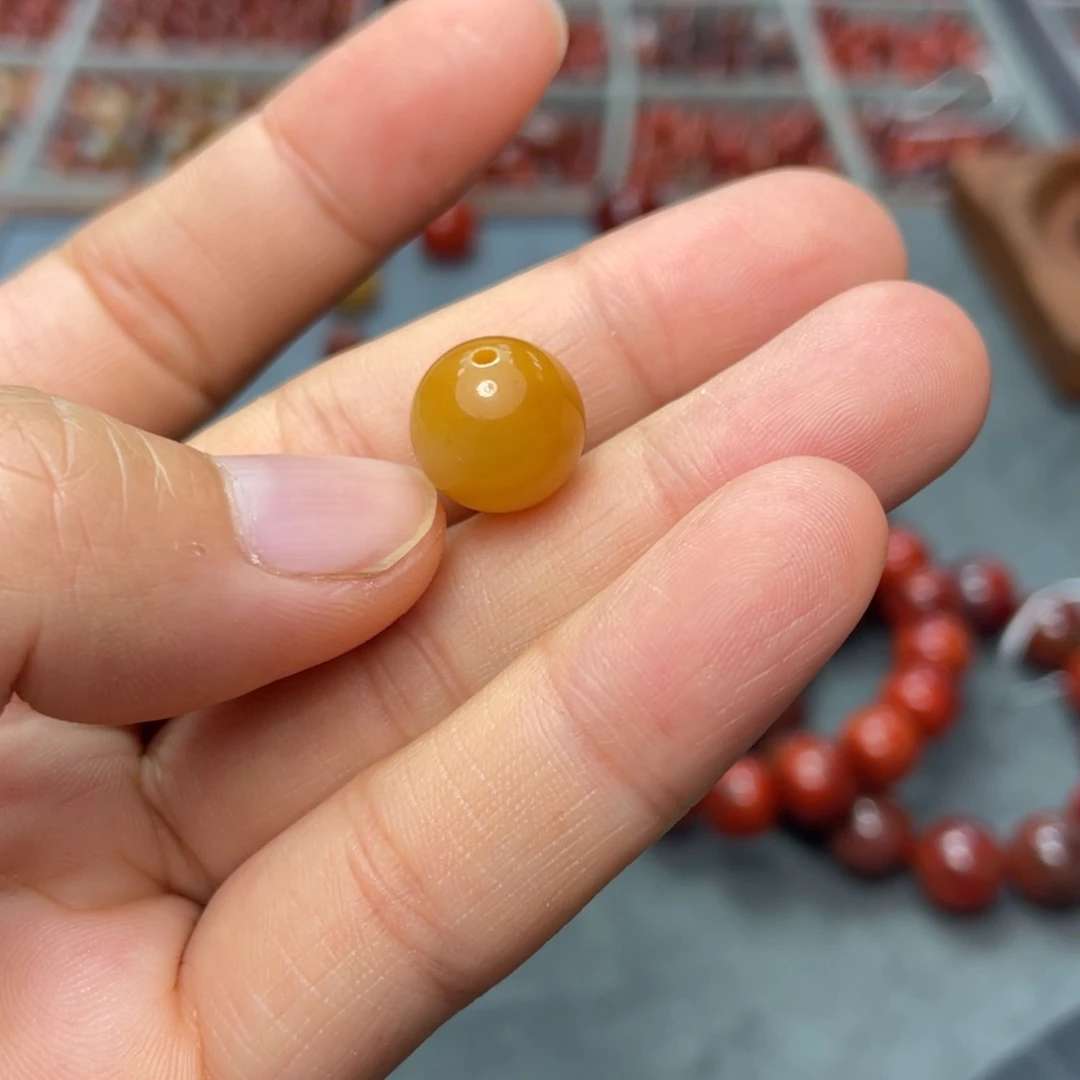 南红玛瑙单珠12多样性发1未镶嵌