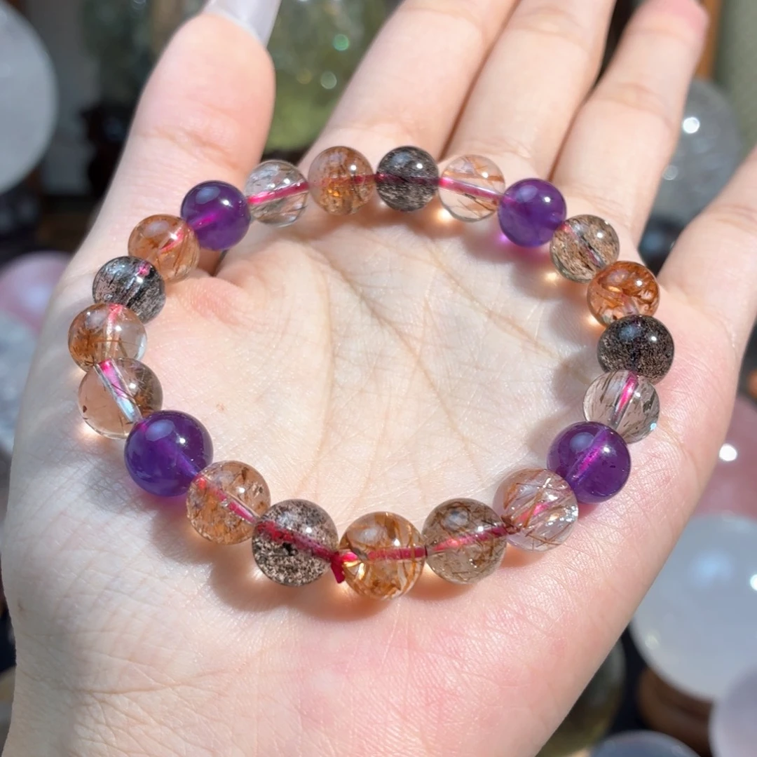 水晶未镶嵌珠宝半成品9➕黑加仑超七