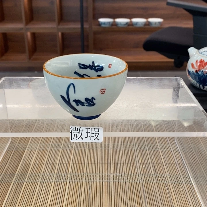 釉下老陶泥手工绘制